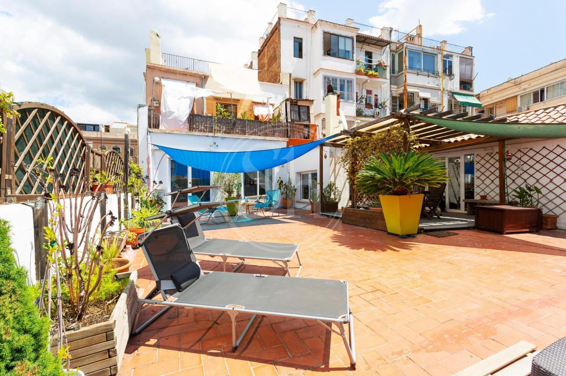 Apartamento Con Terraza En Poble Sec 바르셀로나 외부 사진